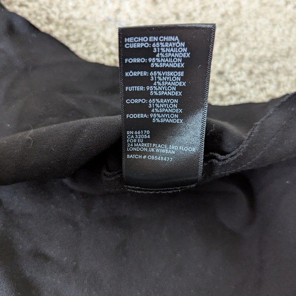 Kimchi Blue Heart of the Ocean Fit+Flare Mini Sweetheart Dress Black - Medium - Picture 9 of 10